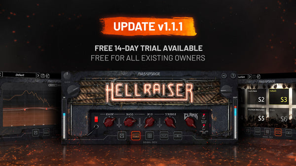 Bassforge Hellraiser Adds Free 14-Day Trial, Digital EQ & Much More! | Version 1.1.1 Update