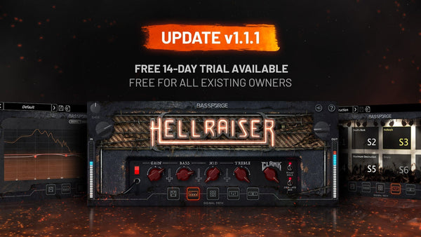 Bassforge Hellraiser Adds Free 14-Day Trial, Digital EQ & Much More! | Version 1.1.1 Update