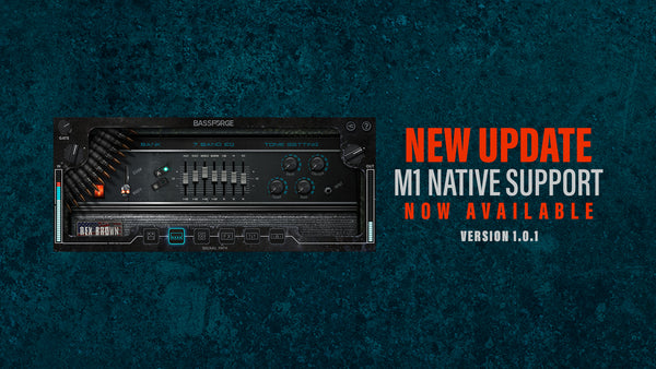 Bassforge Rex Brown Now Compatible with M-Series Native