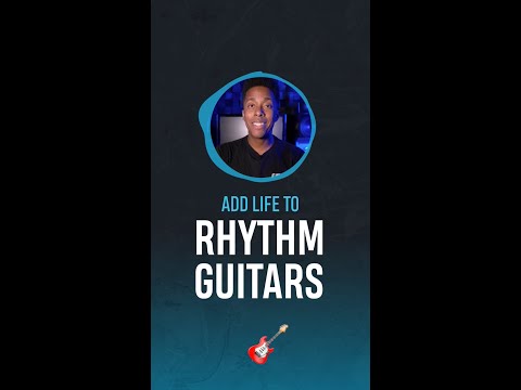 Add life into your rhythm guitar using reverb! 🎸🙌 #Shorts