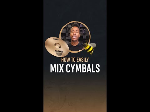 Here's a quick guide on how to mix cymbals! 🥁 #Shorts