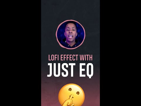 Get a Lo-fi effect just using an EQ! 🙌 #Shorts