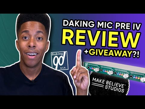 Preamp Review: Daking Mic-Pre 4T...MIC GIVEAWAY