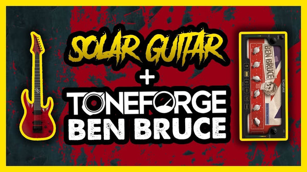 A Solar Guitar Paired With Toneforge !