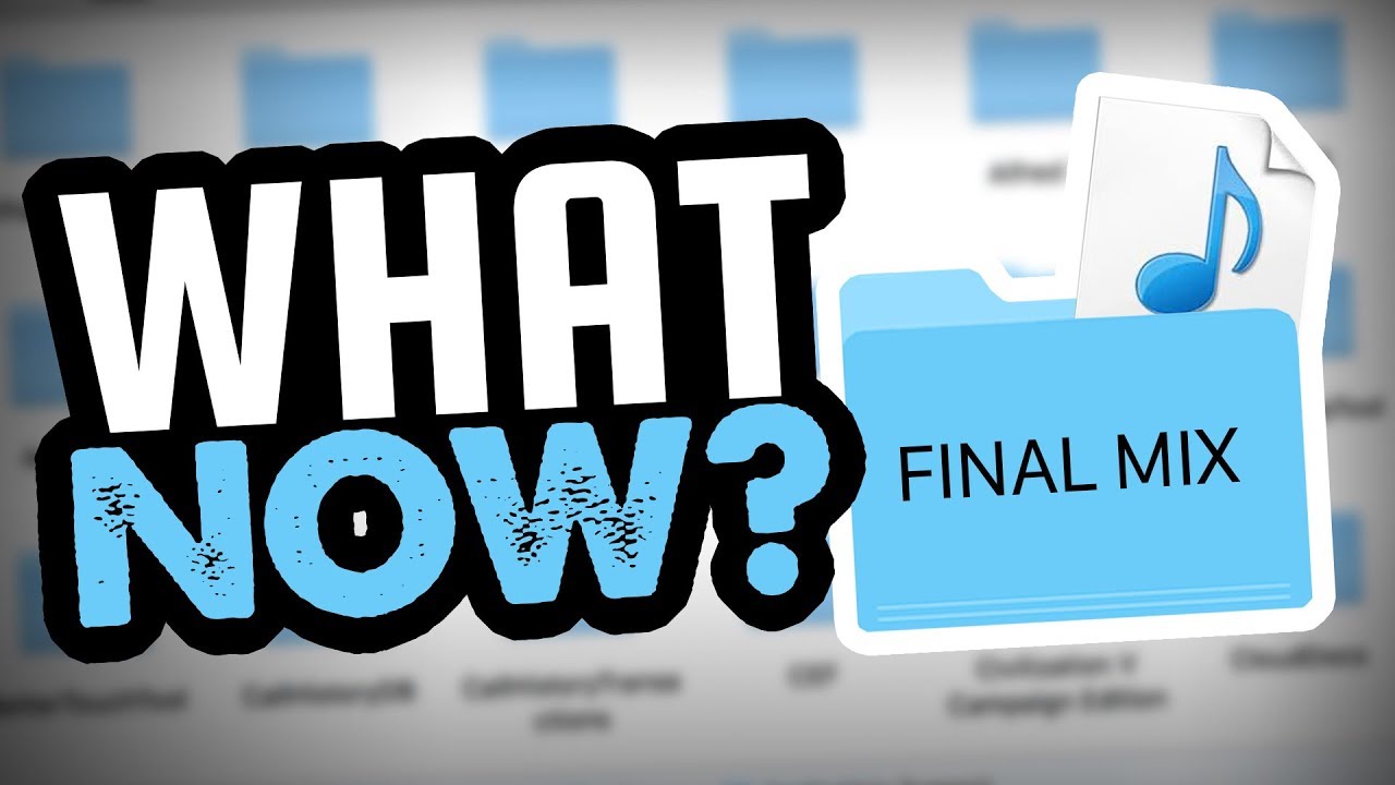 What to do after you finished your first audio production project ...