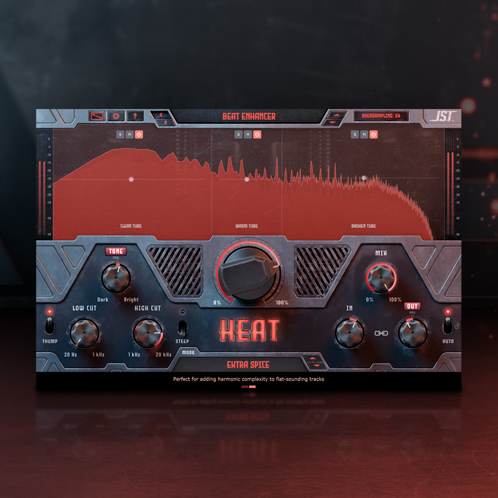 Heat Plugin JST Heat - Analog Modeled Multi-band Saturation Plugin – Joey Sturgis Tones