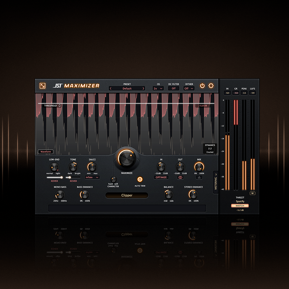 Loop Maximazer JST Maximizer - All-in-one Mastering Plugin – Joey Sturgis Tones